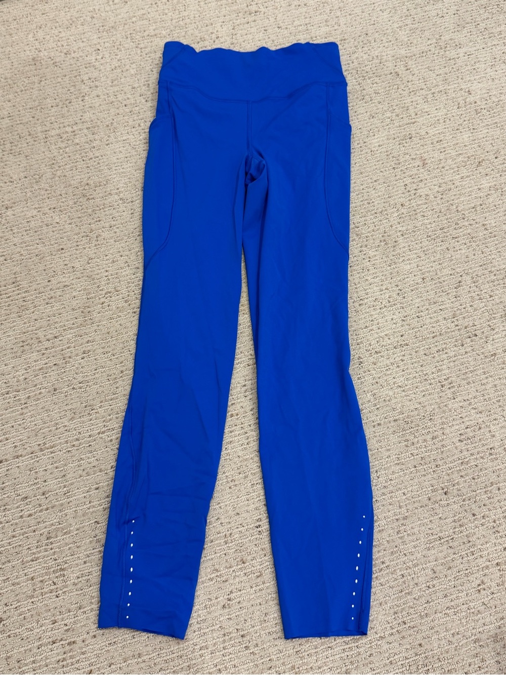 💙LULULEMON FAST AND FREE ROYAL BLUE LEGGINGS💙